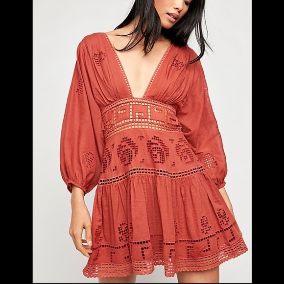 SOLD Free People Tea Time Mini Dress - Picture 6 of 12